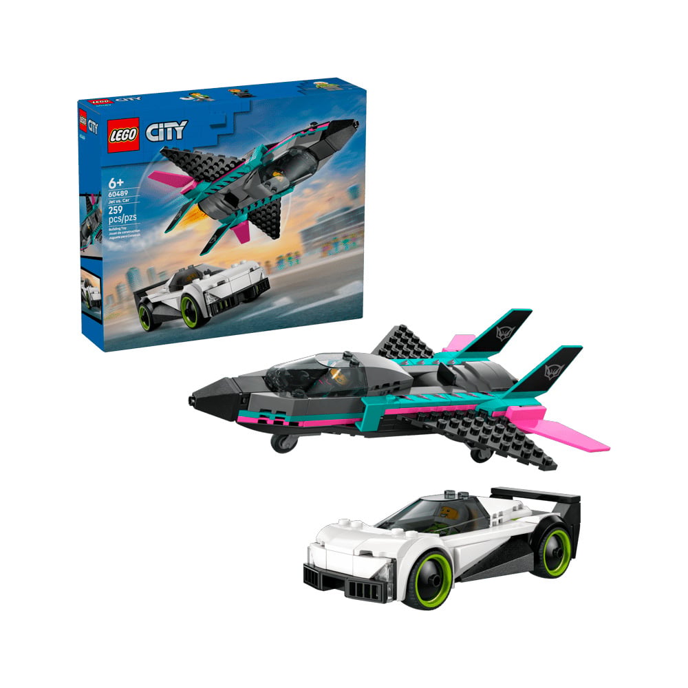 LEGO CITY JET VS CAR BUILDING 60489 - 1