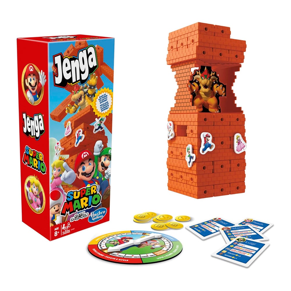 HASBRO JENGA SUPER MARIO EDITION GAME - 1