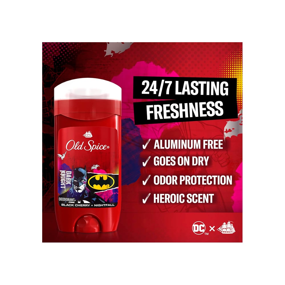 DESODORANTE OLD SPICE SIN ALUMINIO PARA HOMBRE BATMAN - 2