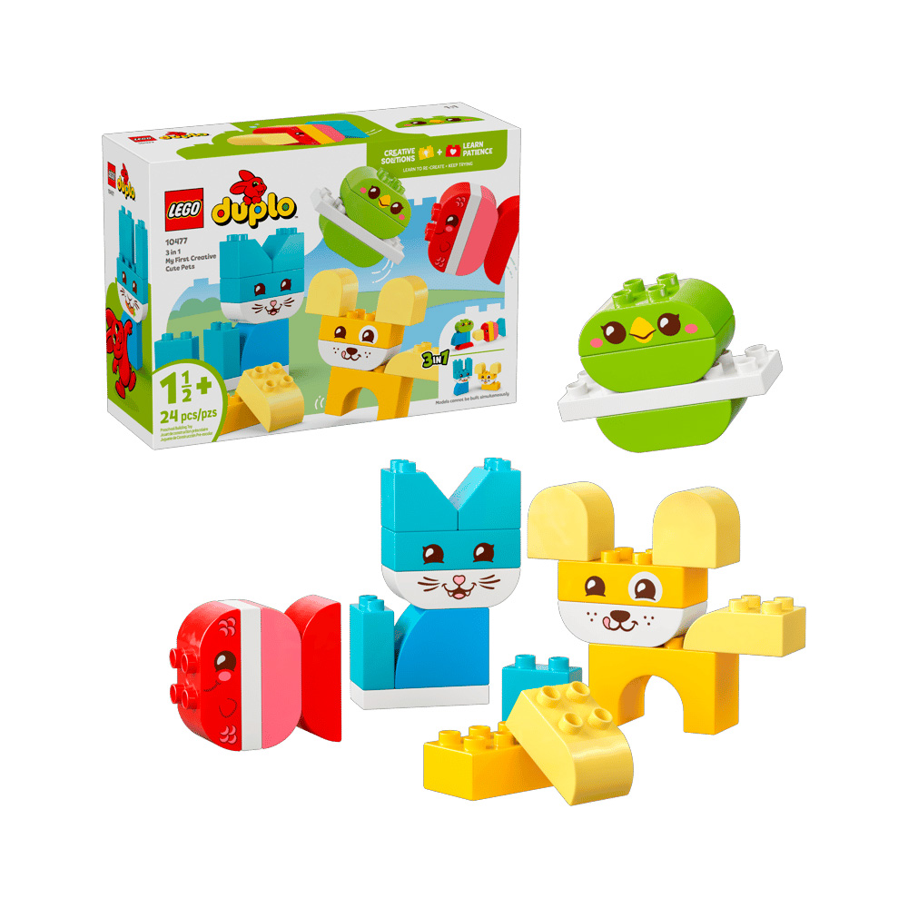 LEGO DUPLO MY FIRST 3 IN 1 CREATIVE CUTE PETS 10477 - 1