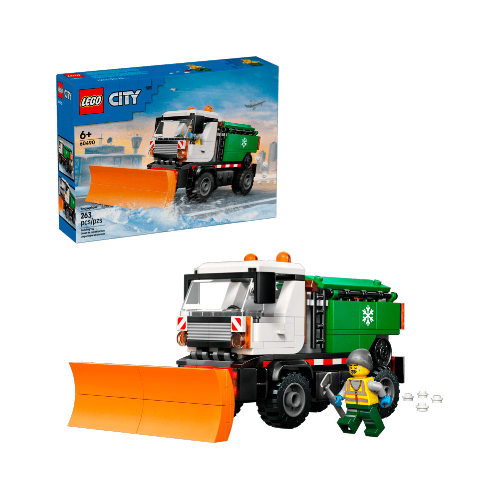 LEGO CITY SNOWPLOW TRUCK BUILDING 60490 - 1