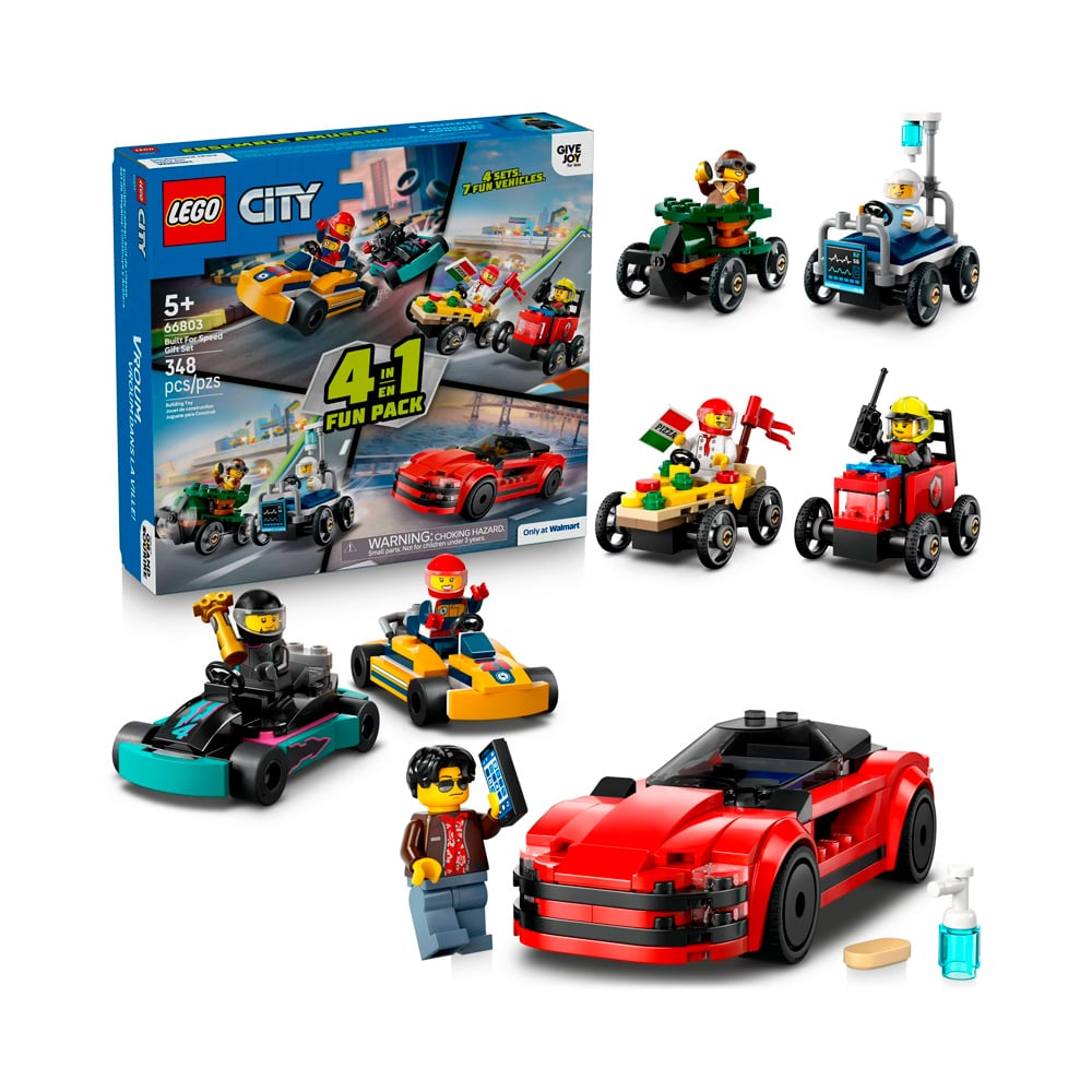 LEGO CITY BUILT FOR SPEED GIFT SET 4 FUN PACK 66803 - 1