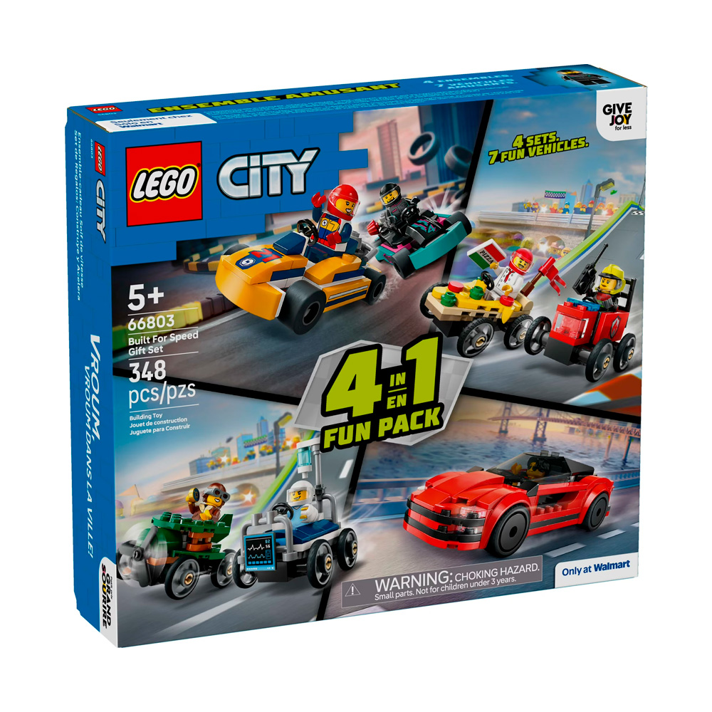 LEGO CITY BUILT FOR SPEED GIFT SET 4 FUN PACK 66803 - 6
