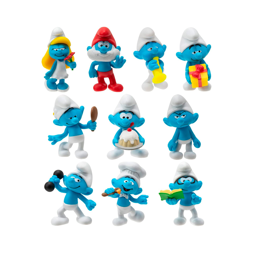 LOS PITUFOS EDICION 40 ANIVERSARIO CLASSIC PACK 10 UNIDADES - 2