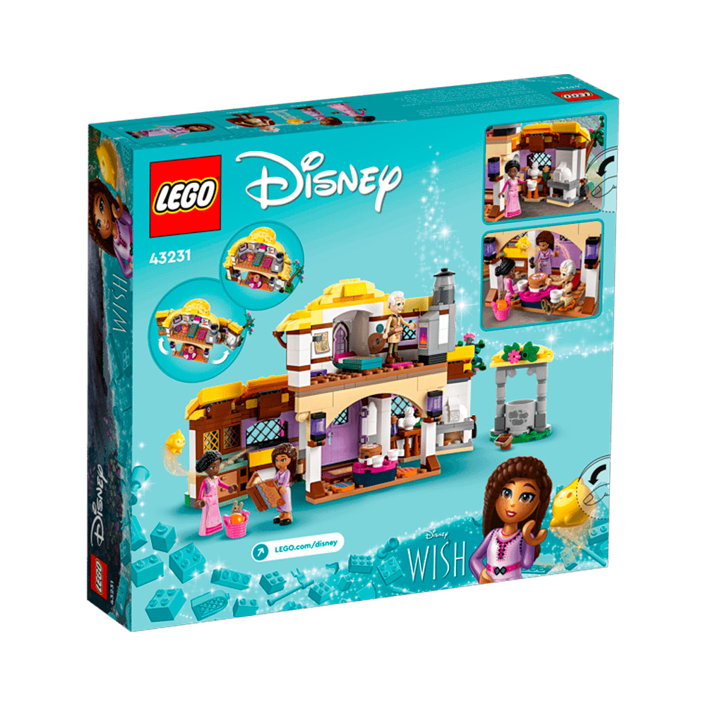LEGO DISNEY ASHAS THATCHED COTTAGE 43231 - 5