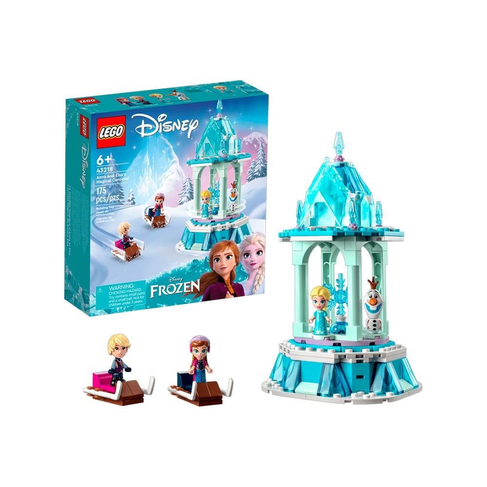 LEGO DISNEY FROZEN ANNA AND ELSA MAGICAL CAROUSEL 43218 - 1