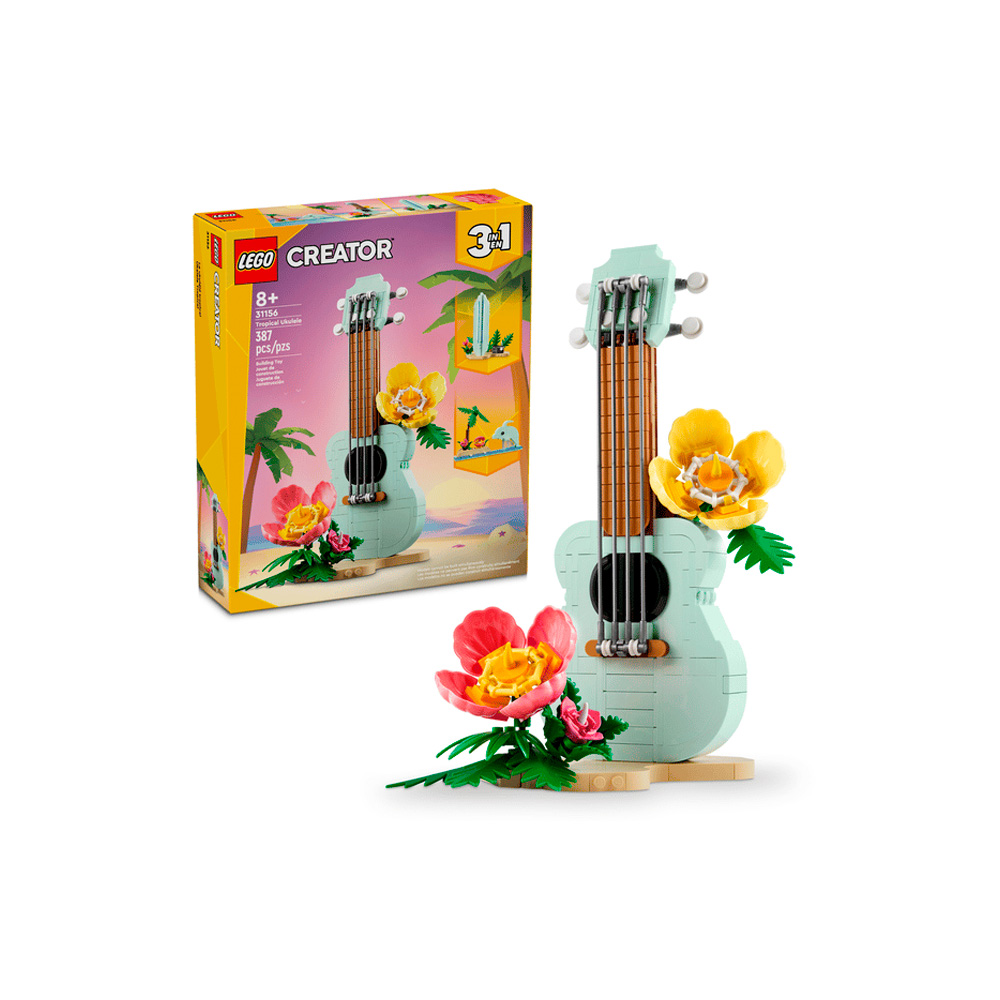 LEGO CREATOR 3 IN 1 TROPICAL UKULELE BUILDING 31156 - 1