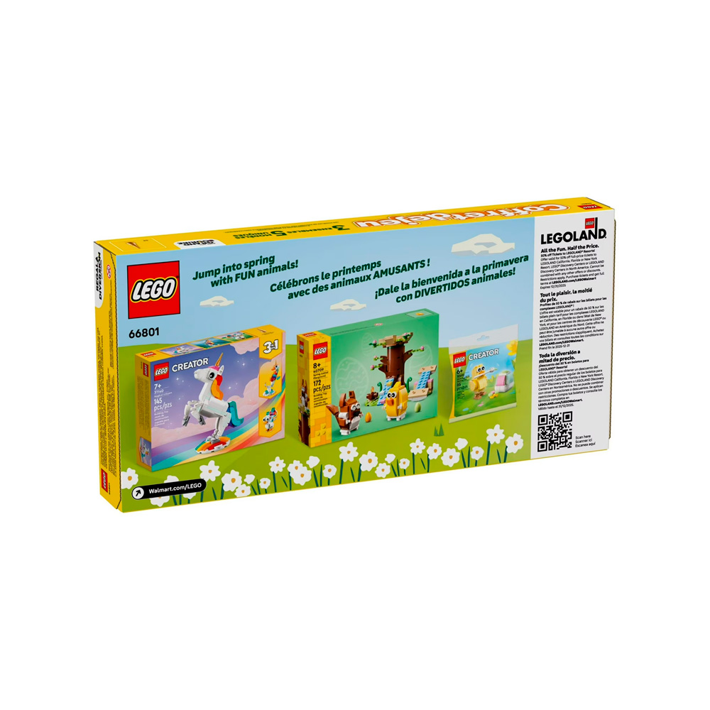 LEGO CREATOR SPRINGTIME ANIMAL PLAY 5 ADORABLE 66801 - 5
