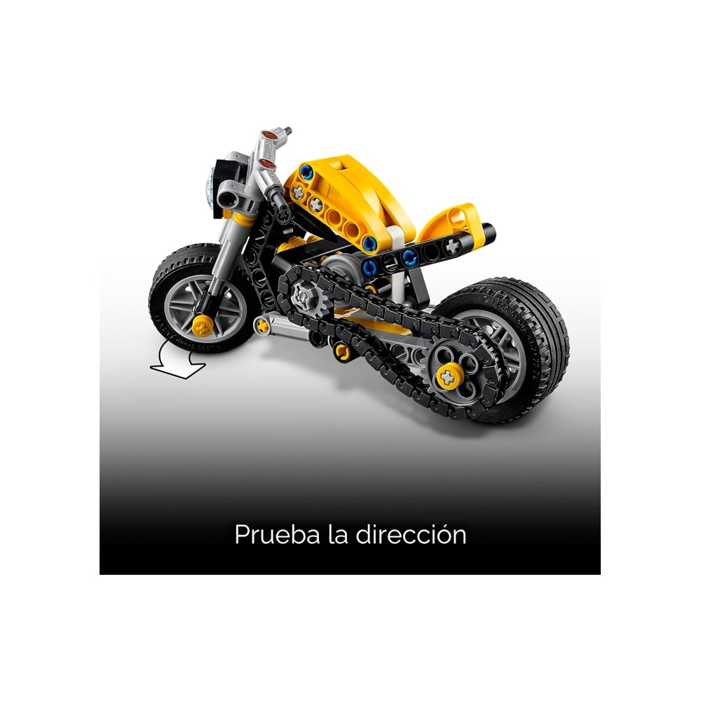 LEGO TECHNIC YELLOW MOTORCYCLE 42225 - 3