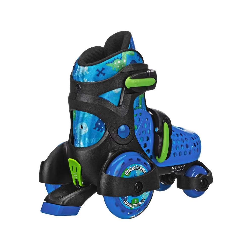 PATINES DE RUEDAS DERBY SPORT NIÑOS DINOSAURIO TALLA M - 2