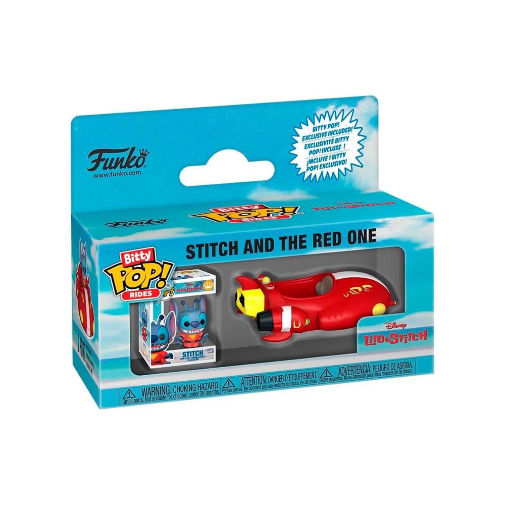 FUNKO BITTY POP RIDE LILO STITCH THE RED ONE - 1