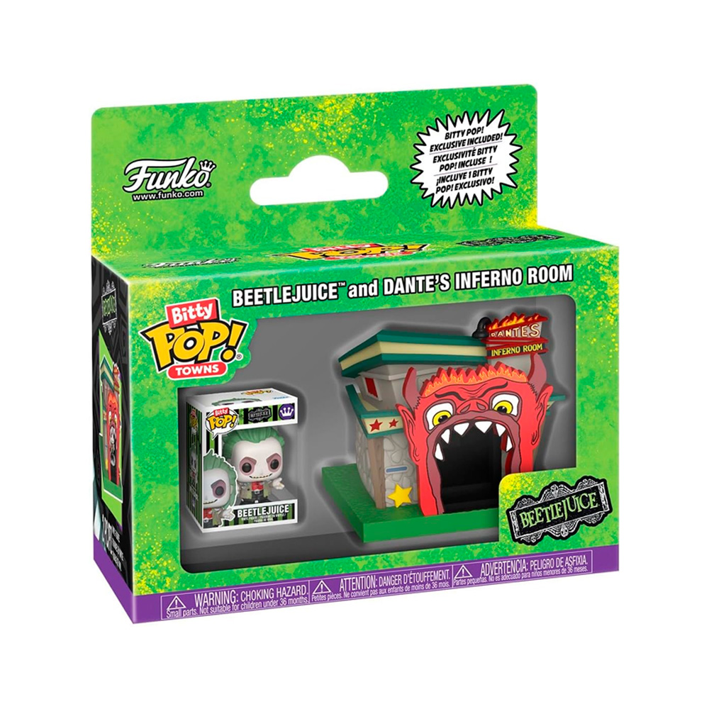 FUNKO POP BITTY TOWN BEETLEJUICE AND DANTES INFERNAL - 1
