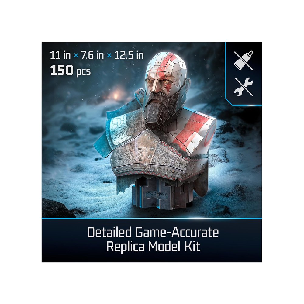 GOD OF WAR MODEL KIT 4D BUILD KRATOS - 2