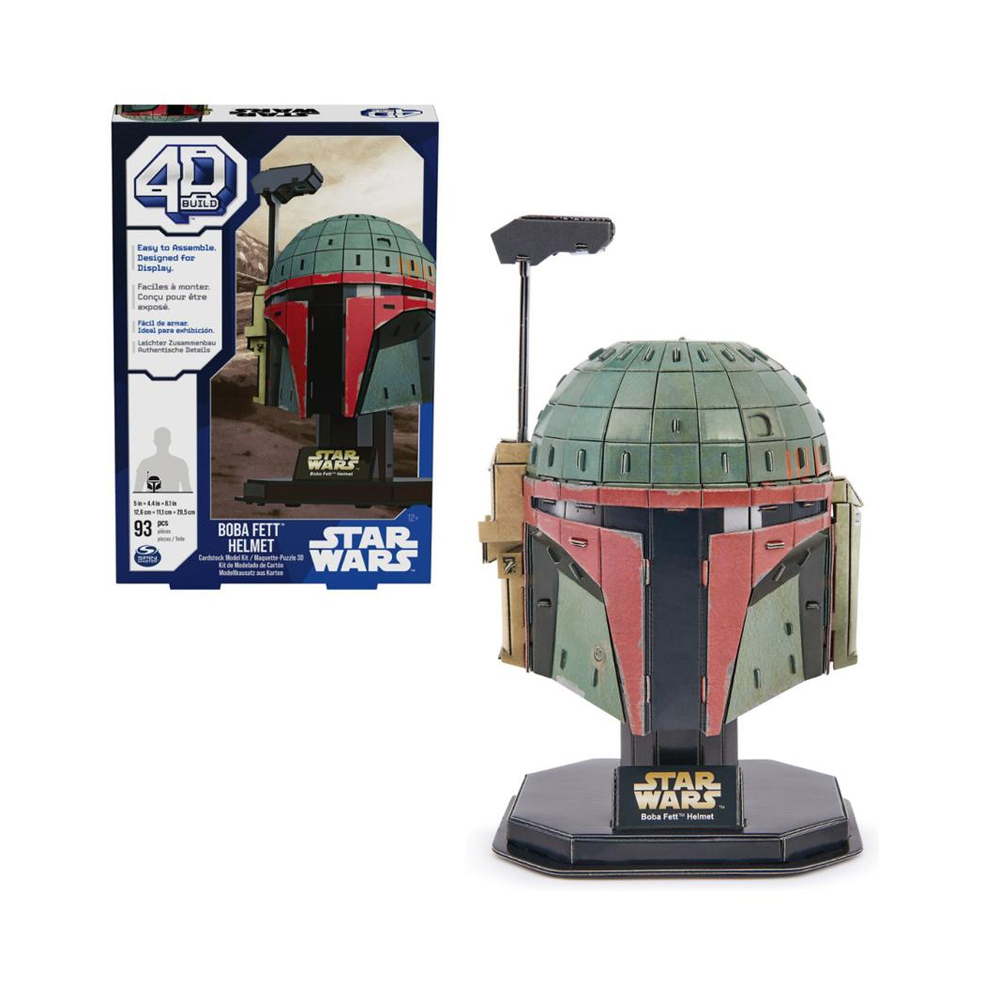 STAR WARS MODEL KIT 4D BUILD BOBA FETT HELMET - 1