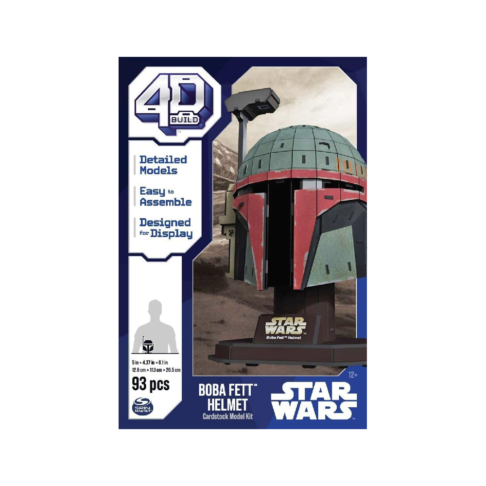 STAR WARS MODEL KIT 4D BUILD BOBA FETT HELMET - 6