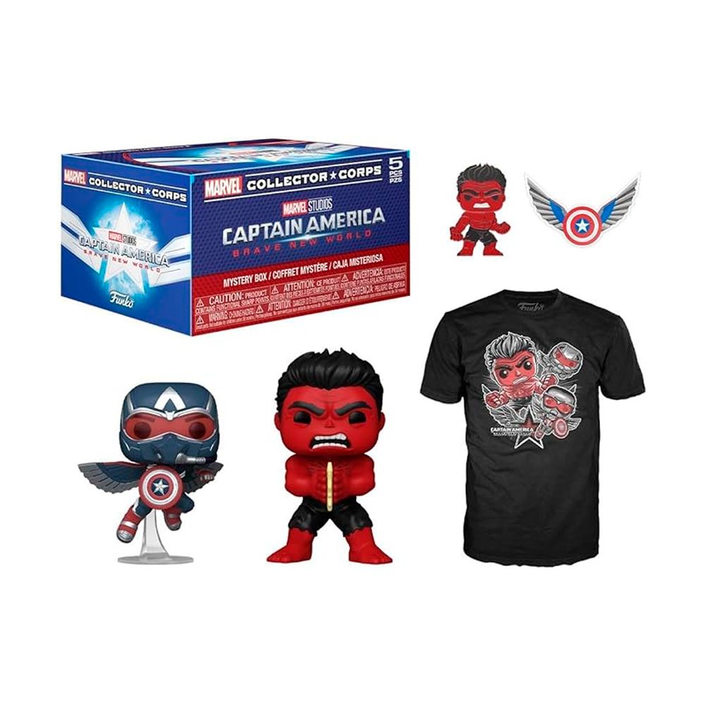 FUNKO MARVEL CORPS CAPTAIN AMERICA BRAVE NEW WORLD TALLA S - 2
