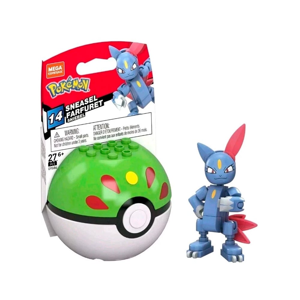 POKEMON MEGA CONSTRUX SNEASEL 27 PIEZAS - 1