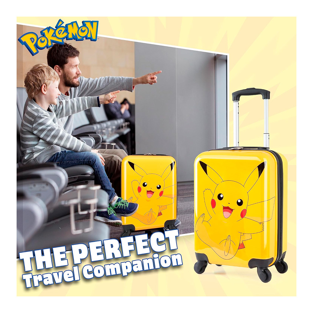POKEMON MALETA DE VIAJE EXCLUSIVO USA PIKACHU YELLOW - 2