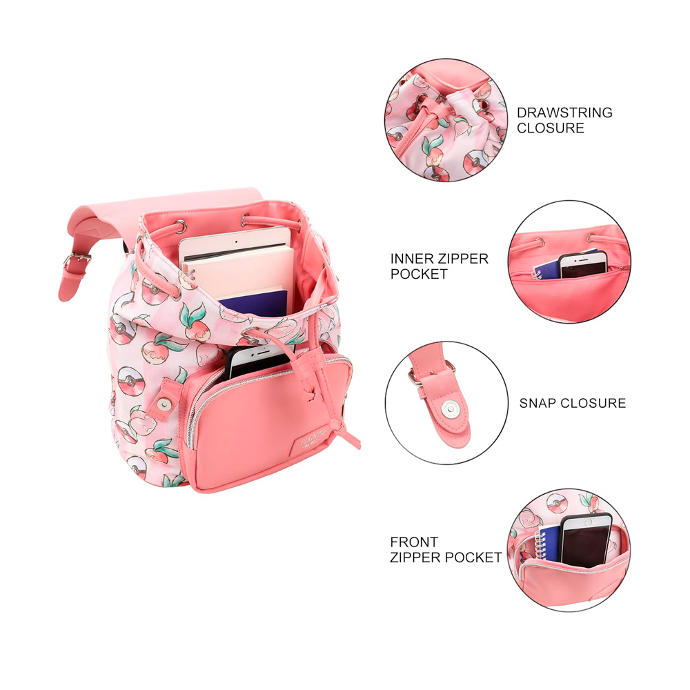 POKEMON MOCHILA MINI PIKACHU PINK 25 CM BIOWORLD - 3