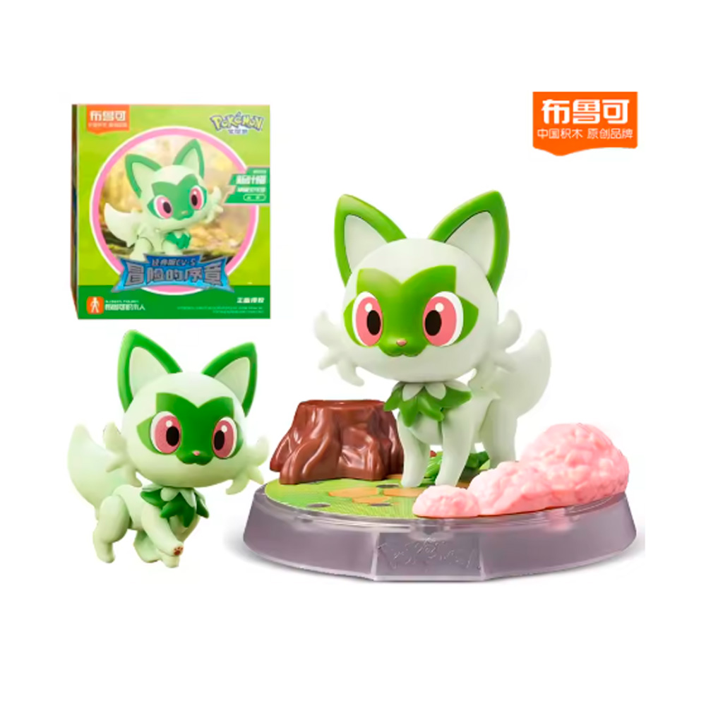 POKEMON BLOKEES ARMABLE FIGURA SPRIGATITO - 1
