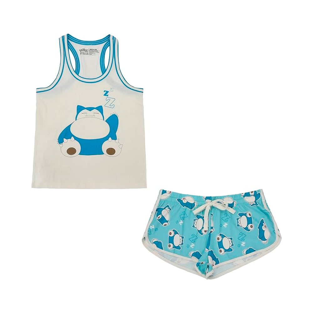 POKEMON CONJUNTO PIJAMA 2 PIEZAS MUJER SNORLAX TALLA S - 1