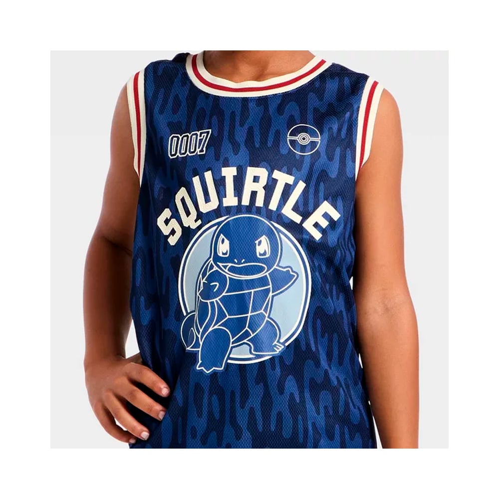 POKEMON CAMISETA DE BALONCESTO SQUIRTLE NIÑO TALLA M - 4