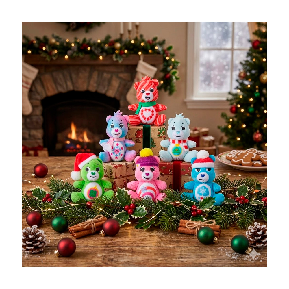 MICRO TEENIES HOLIDAY CARE BEARS MINI SET 6 UNIDADES - 3
