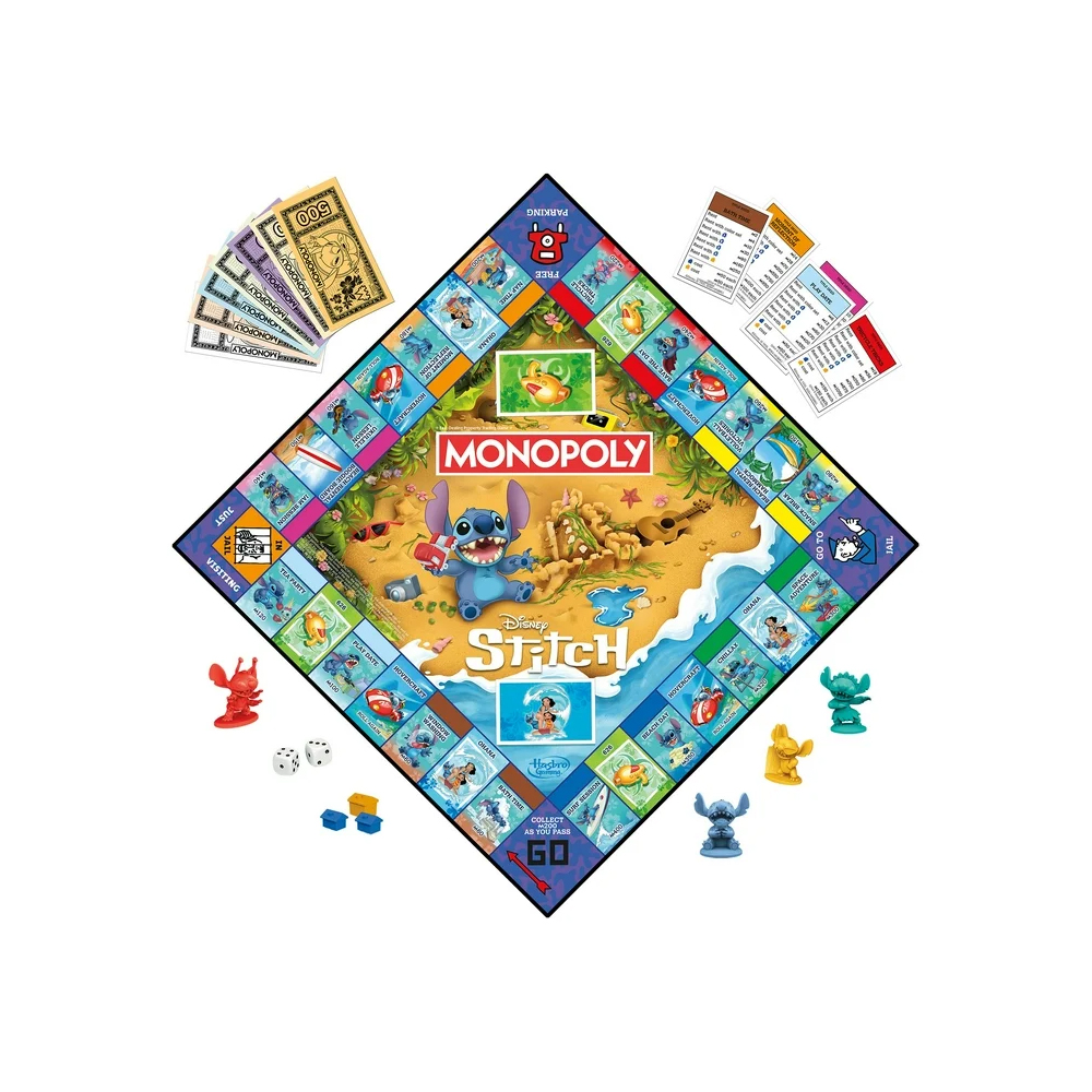 MONOPOLIO DISNEY STITCH EDICION EXCLUSIVO INGLES - 5