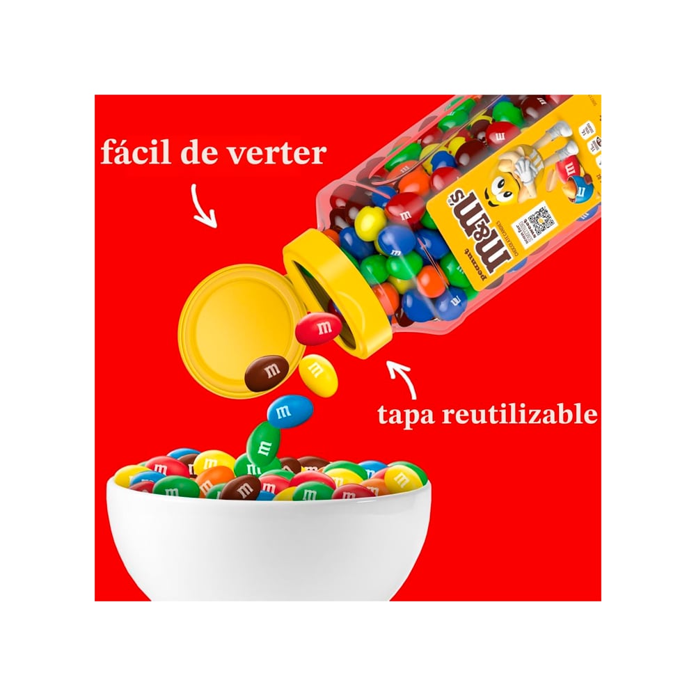 FRASCOS DE CARAMELOS DE CACAHUETE M M 652 GRAMOS - 4