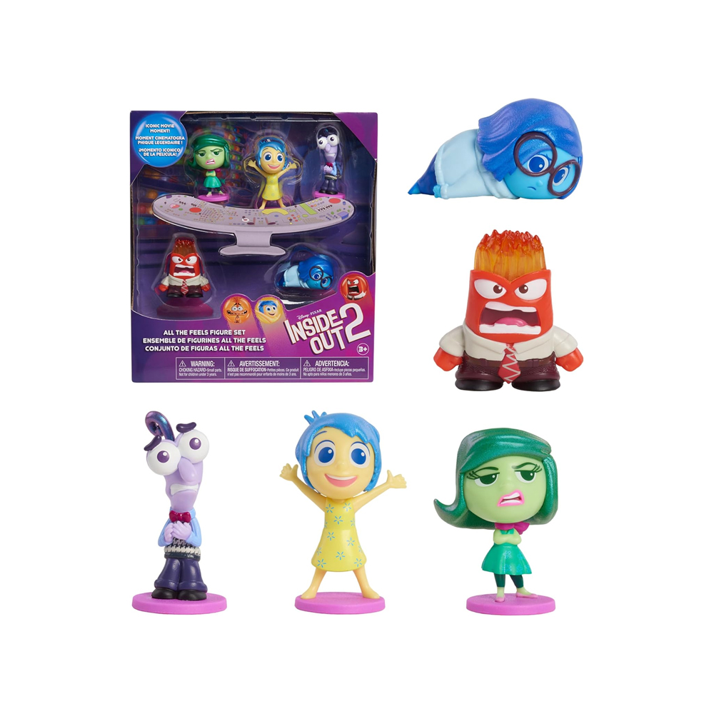 DISNEY AND PIXAR INSIDE OUT 2 SET 5 UNIDADES - 1
