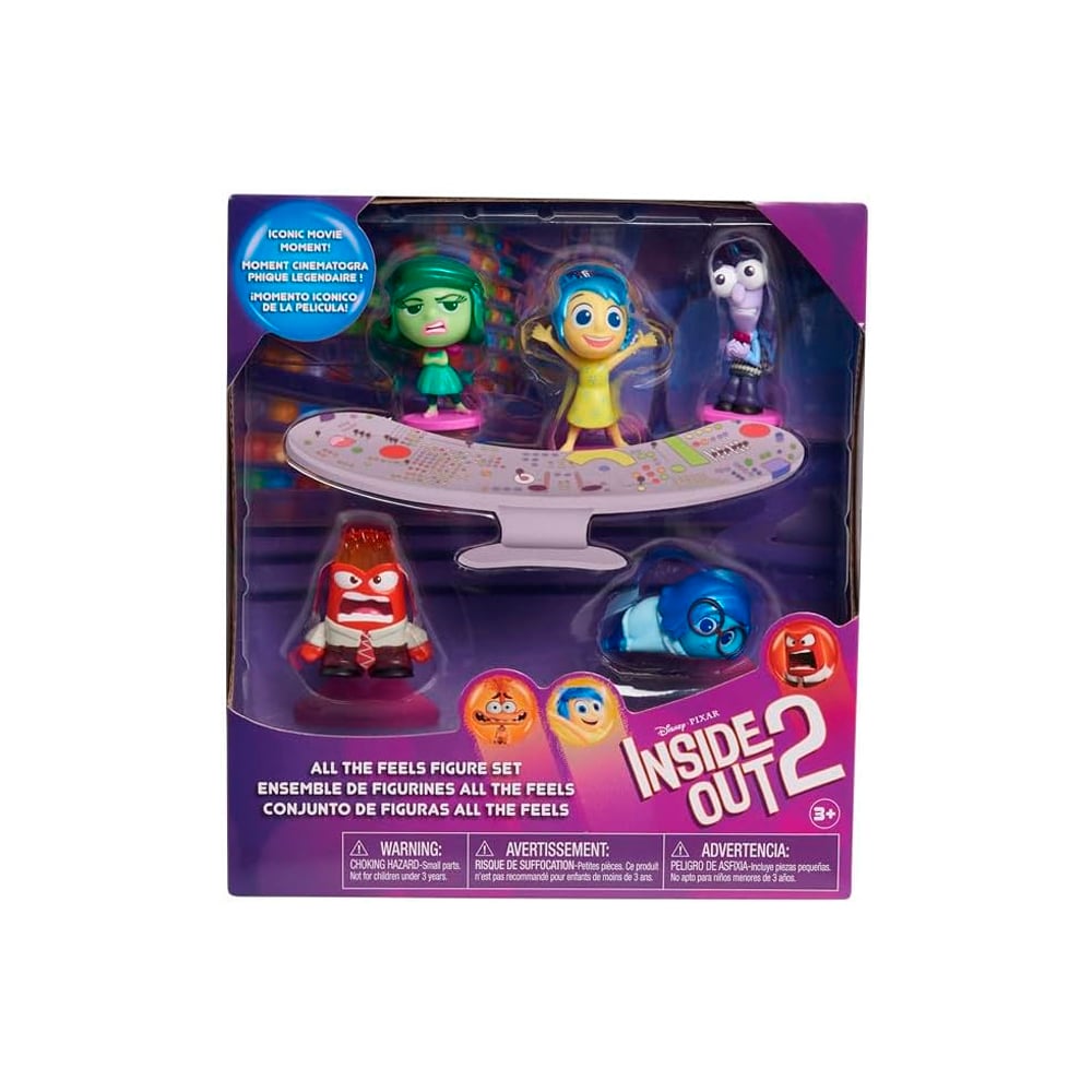 DISNEY AND PIXAR INSIDE OUT 2 SET 5 UNIDADES - 4