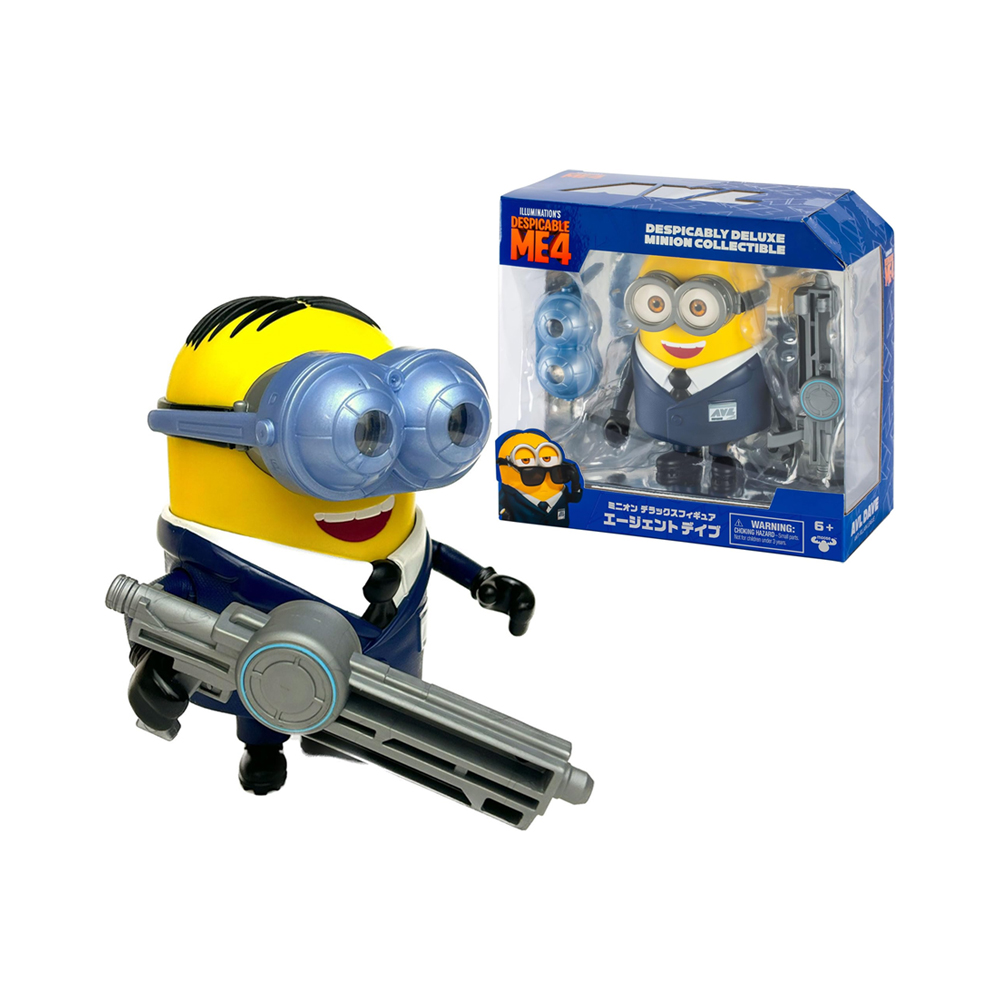 MINIONS DESPICABLE ME 4 DESPICABLY DELUXE 14CM DAVE - 1