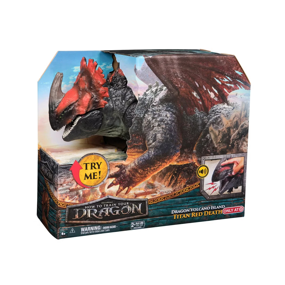 FIGURA DRAGON TITAN RED DEATH COMO ENTRENAR A TU DRAGON - 6
