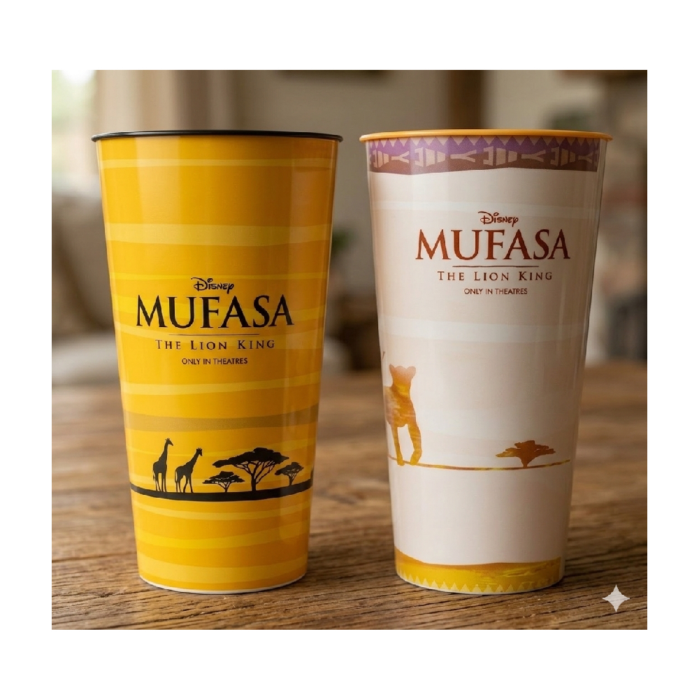 SET 2 VASOS EXCLUSIVOS MUFASA MOVIE - 2