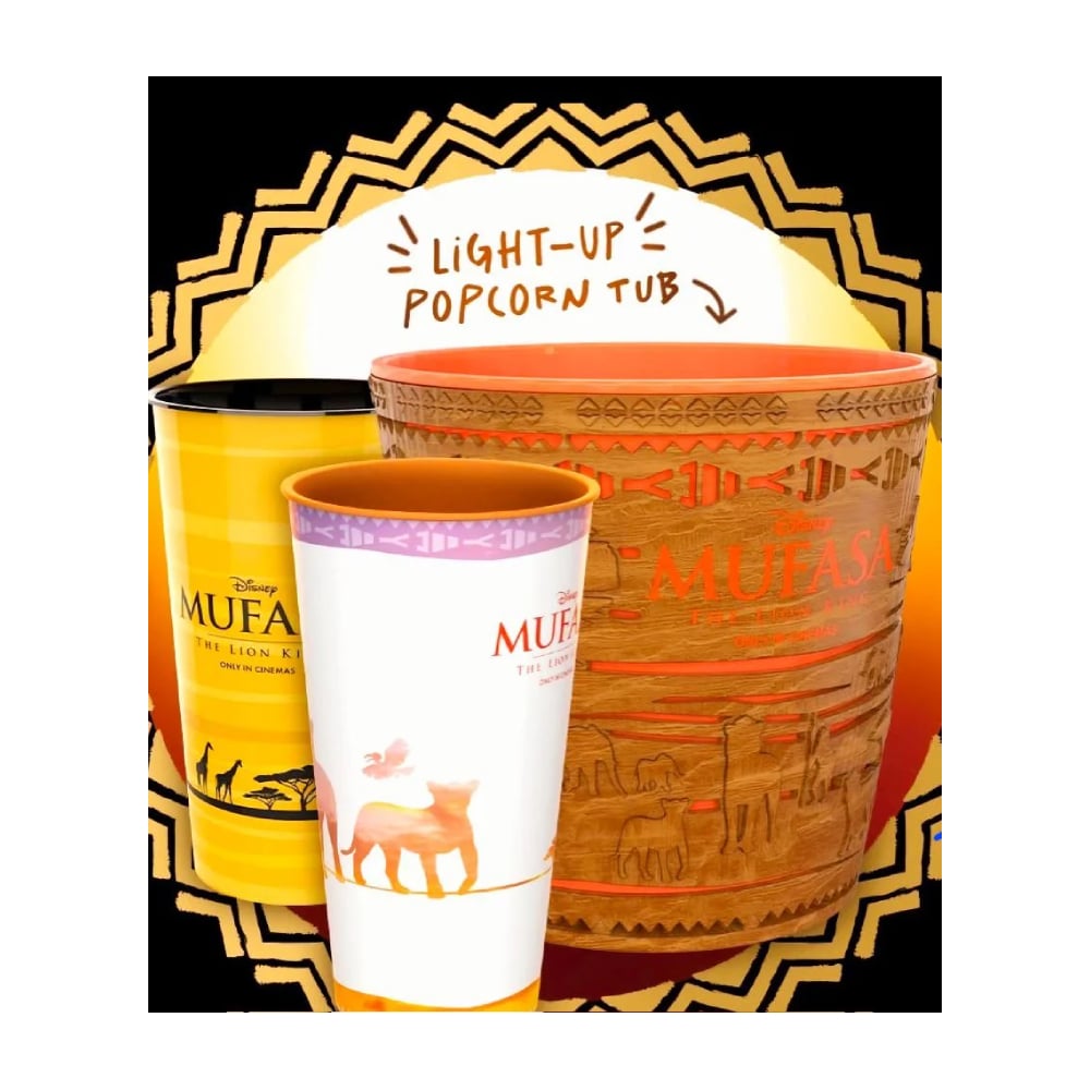 POPCORN BUCKET DISNEY MUFASA MOVIE THE LION KING - 3