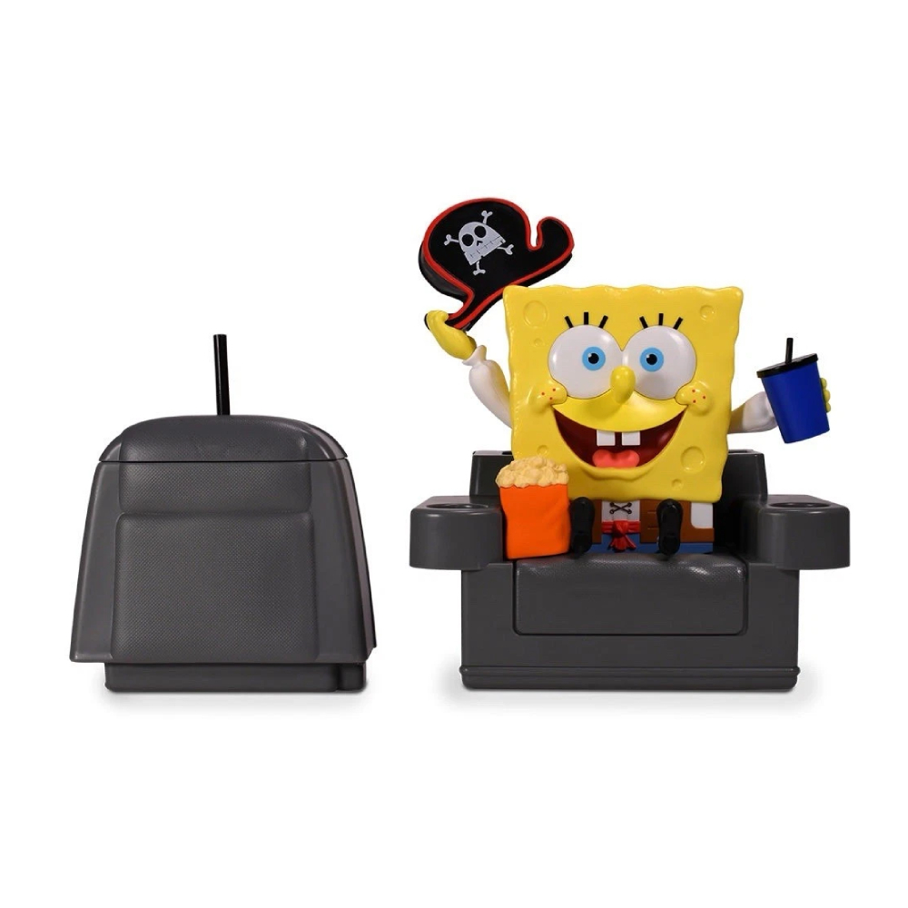 COMBO SILLA DE BOB ESPONJA CUBO DE PALOMITAS Y VASO - 4