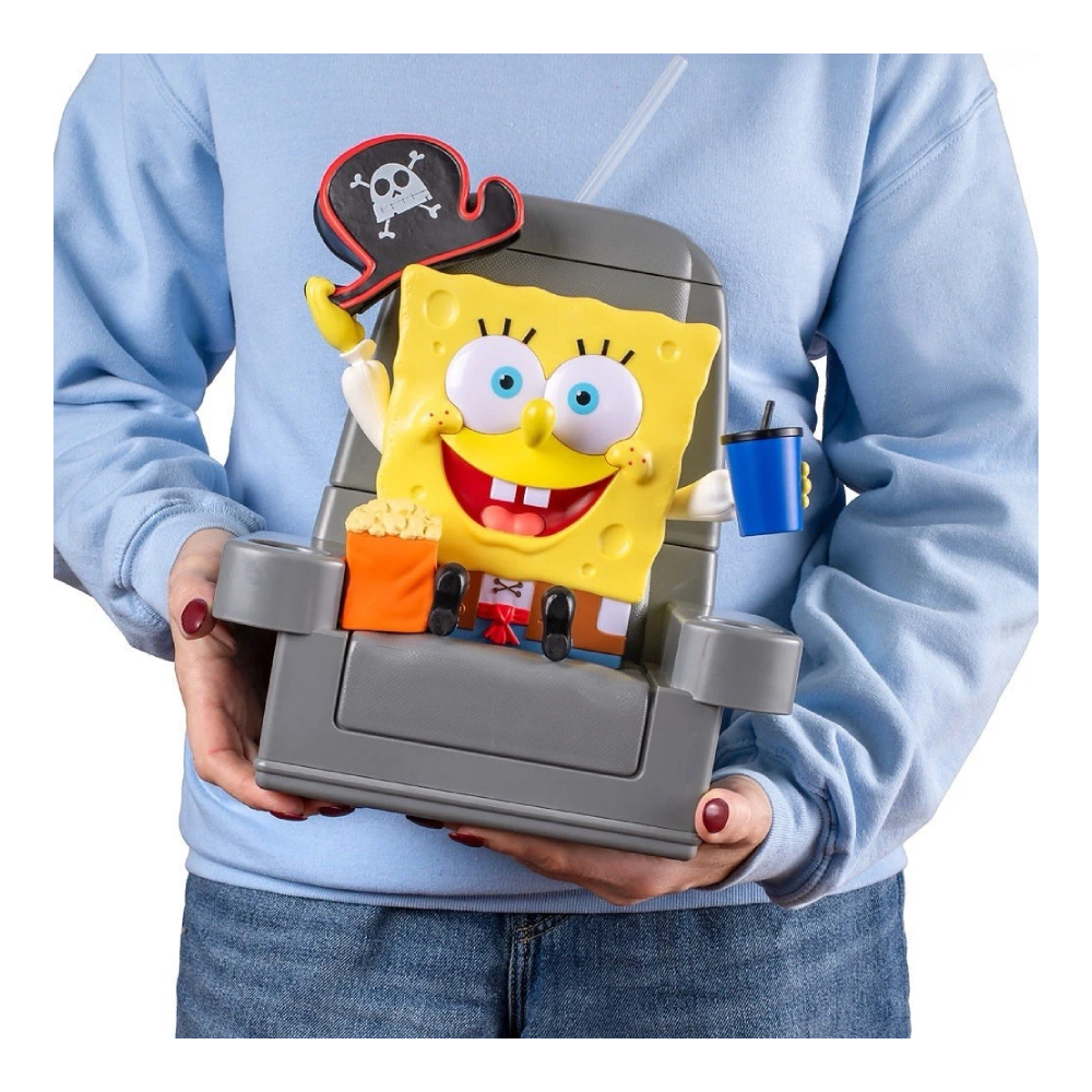 COMBO SILLA DE BOB ESPONJA CUBO DE PALOMITAS Y VASO - 5