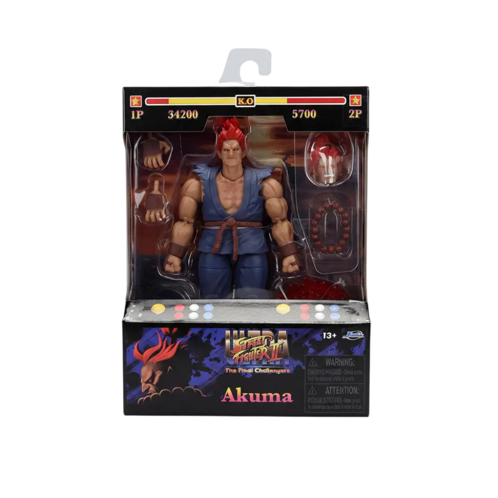 FIGURA DE COLECCION JADA STREET FIGHTER II AKUMA - 1