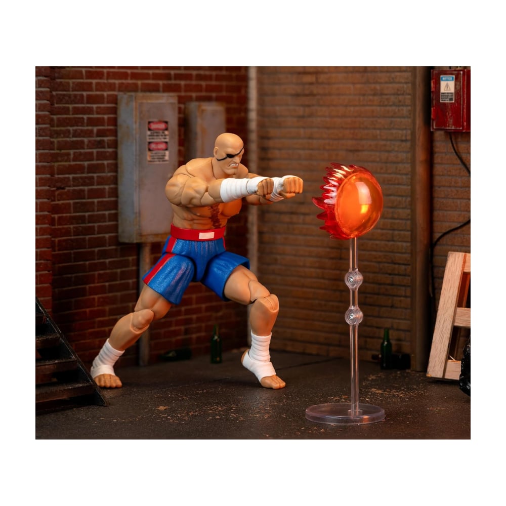 FIGURA DE COLECCION JADA STREET FIGHTER II SAGAT DELUXE - 2