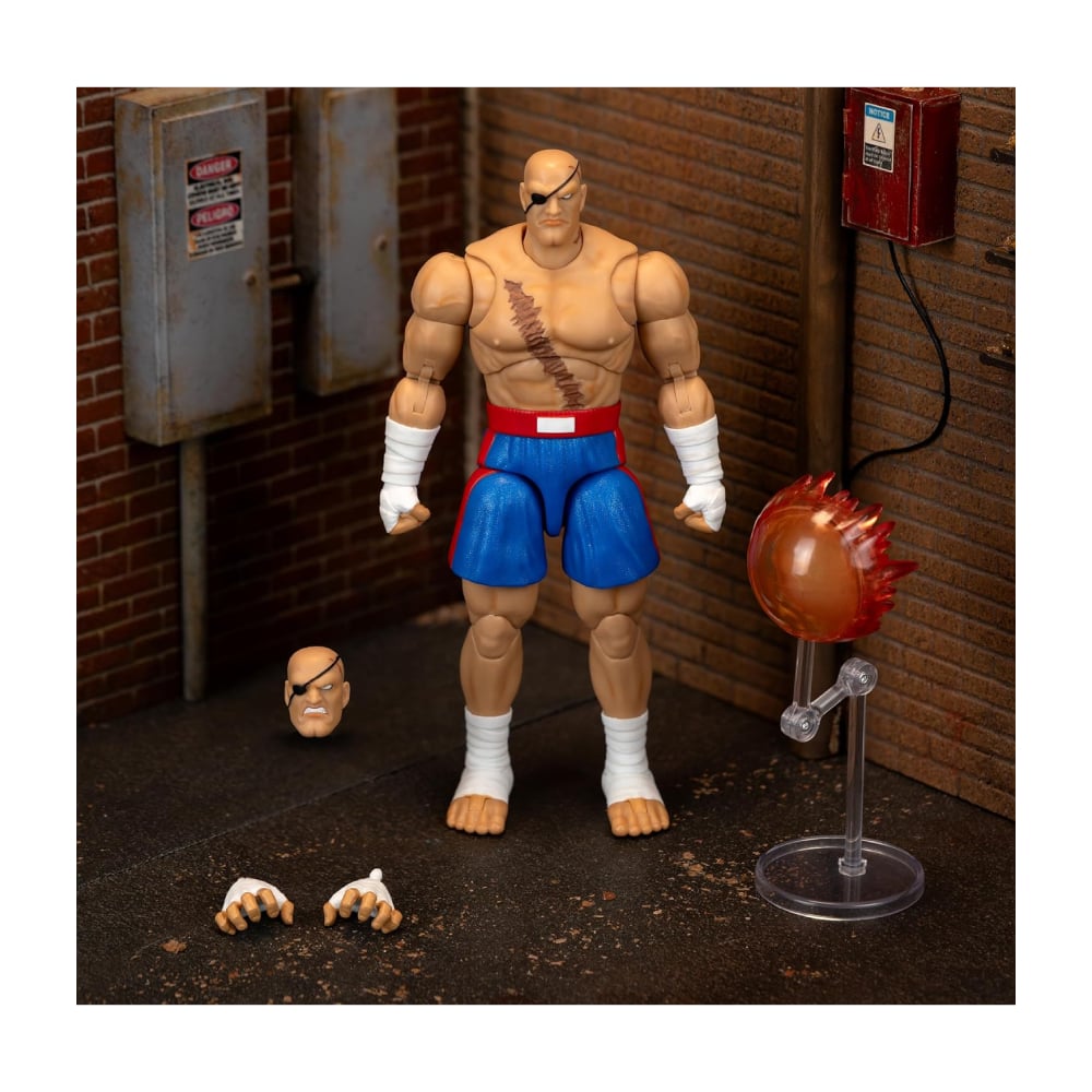 FIGURA DE COLECCION JADA STREET FIGHTER II SAGAT DELUXE - 3