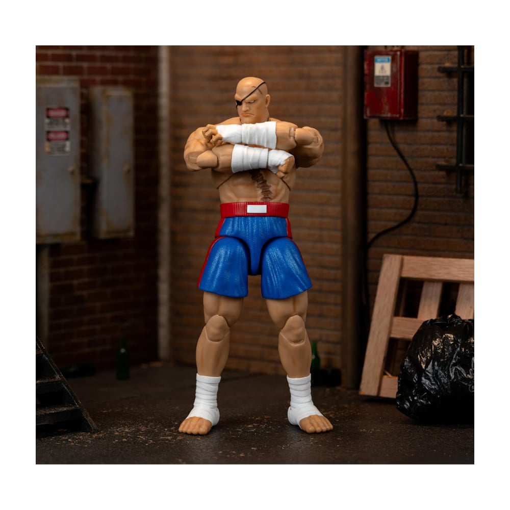 FIGURA DE COLECCION JADA STREET FIGHTER II SAGAT DELUXE - 5