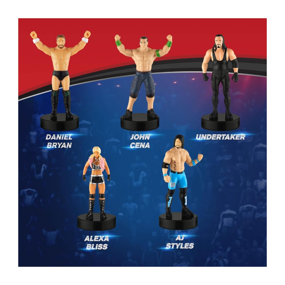 WWE SUPERSTAR STAMPERS PMI SET DE 5 FIGURAS - 3