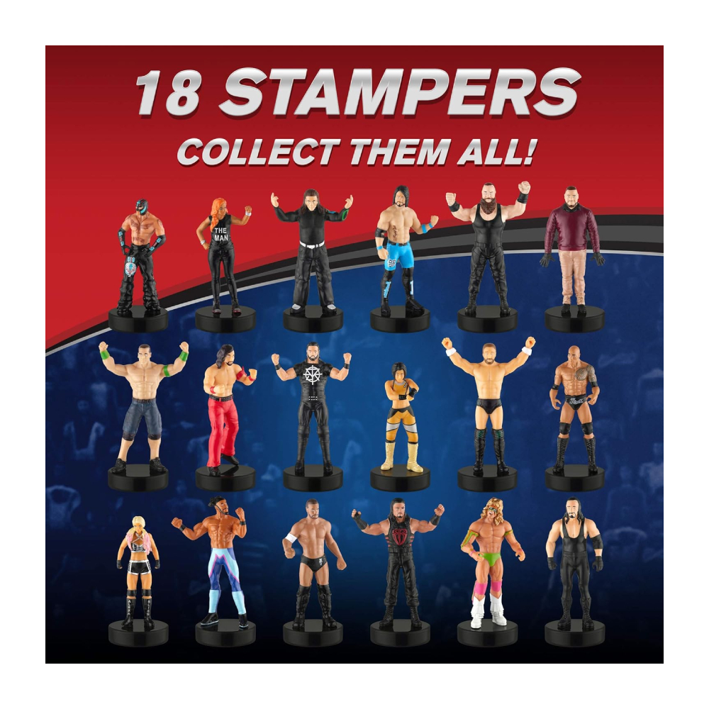 WWE SUPERSTAR STAMPERS PMI SET DE 5 FIGURAS - 5