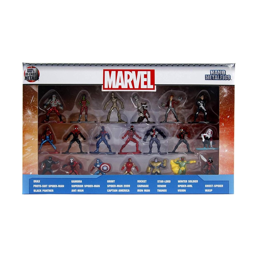 JADA TOYS MARVEL DIE CAST METAL SET 20 FIGURAS WAVE 3 - 4