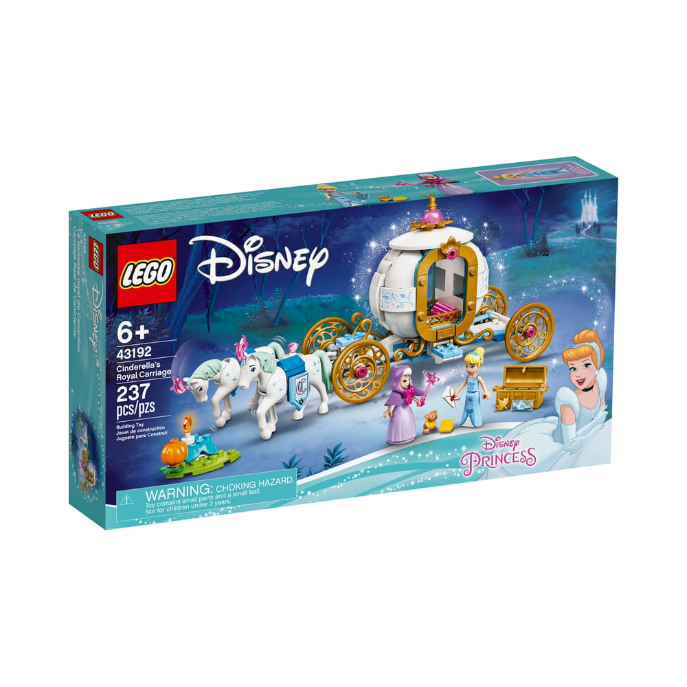 LEGO DISNEY CINDERELLAS ROYAL CARRIAGE 43192 - 1