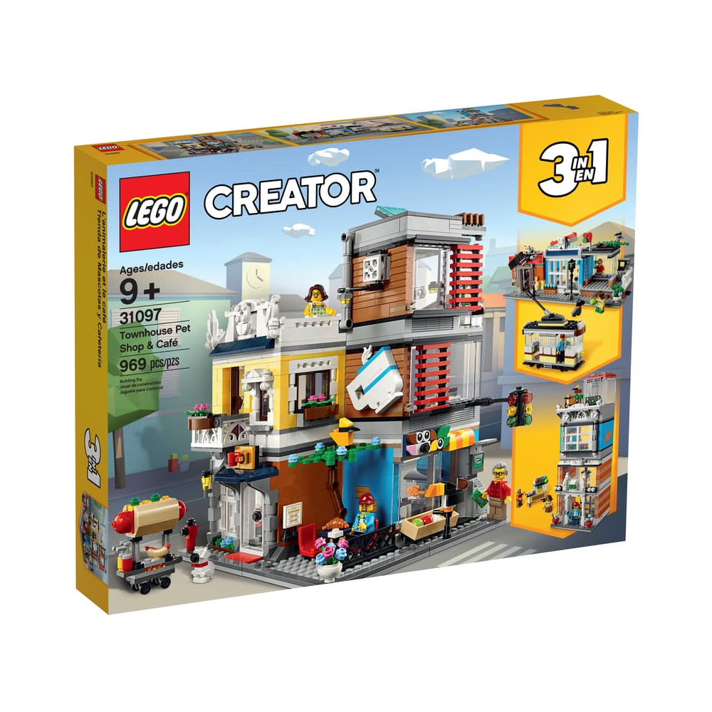 LEGO CREATOR 3 IN 1 TOWNHOUSE PET SHOP CAFE 31097 - 1