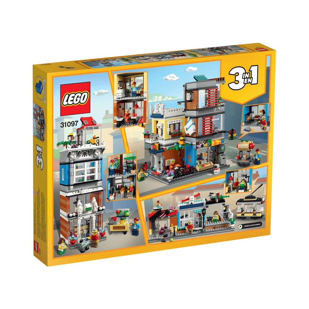 LEGO CREATOR 3 IN 1 TOWNHOUSE PET SHOP CAFE 31097 - 6