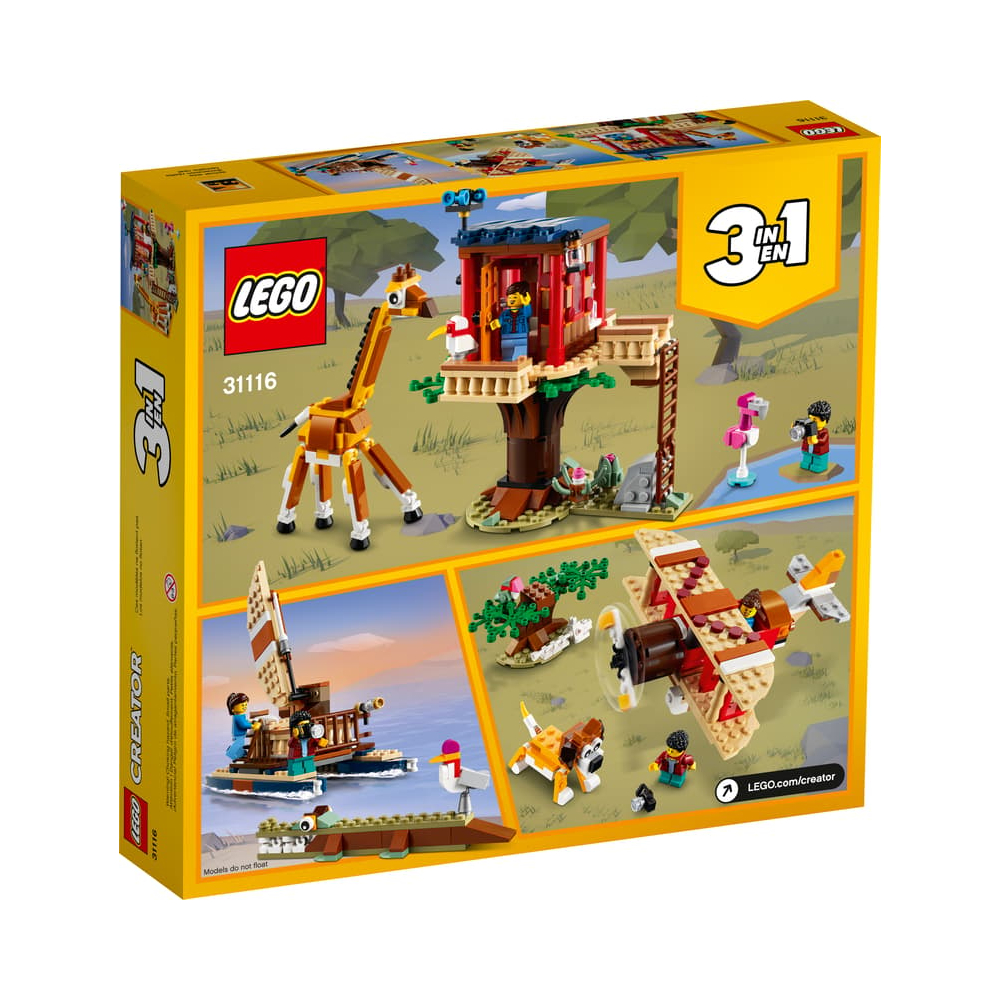 LEGO CREATOR 3 IN 1 SAFARI WILDLIFE TREE HOUSE 31116 - 6