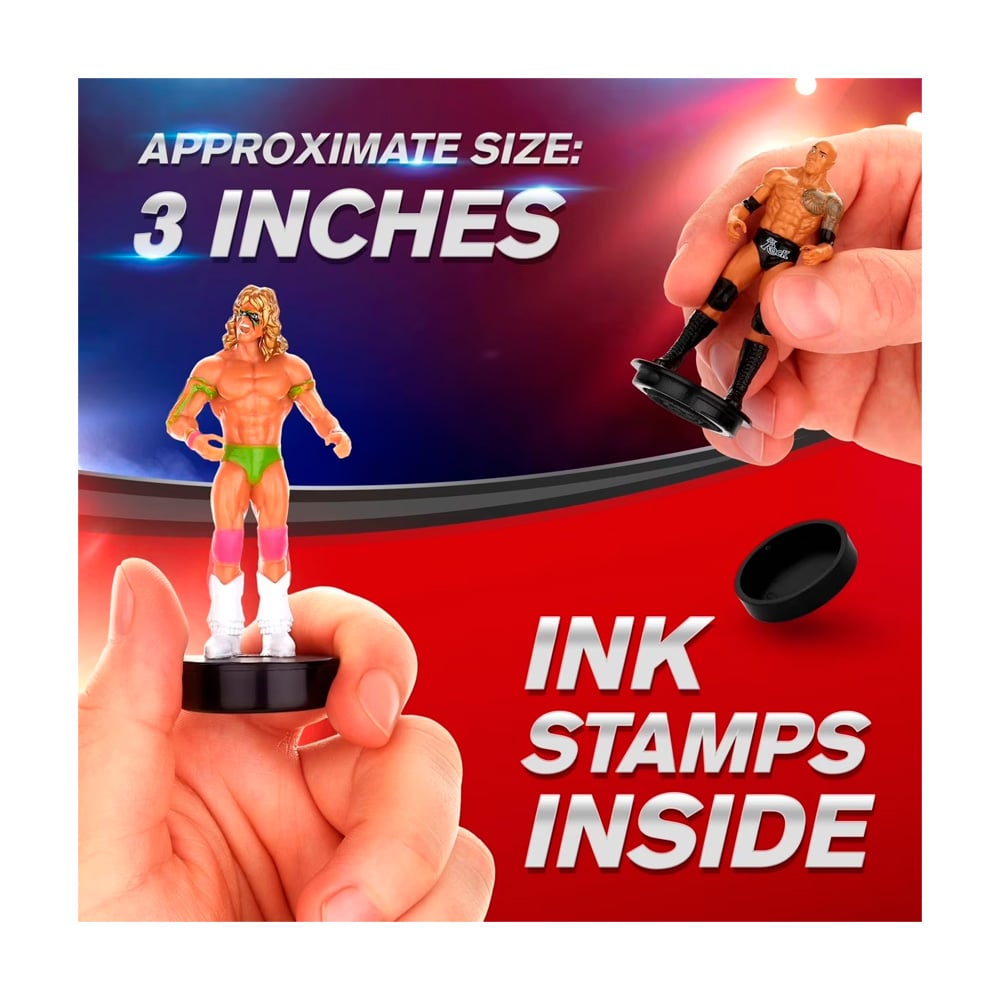 WWE SUPERSTAR STAMPERS PMI SET DE 5 FIGURAS MODELO A - 3
