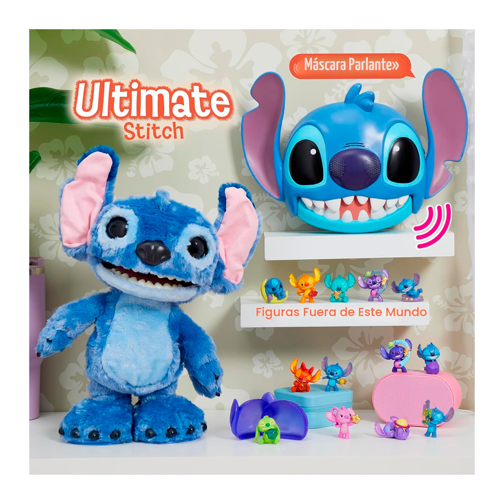STITCH MASCARA DISNEY CON MAS DE 25 SONIDOS Y FRASES INGLES - 2